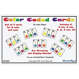 Rhythm Band Color-Coded Handbell Cards/7 Chords
