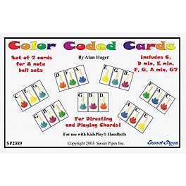 Rhythm Band Color-Coded Handbell Cards/7 Chords