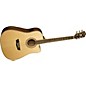 Washburn WD 10CE Dreadnought Acoustic-Electric Guitar Natural thumbnail