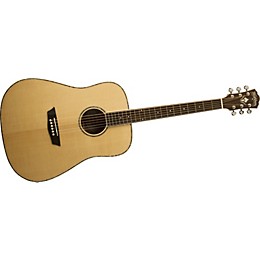 Washburn WD15S Solid Sitka Spruce Top Acoustic Dreadnought Mahogany Guitar Natural