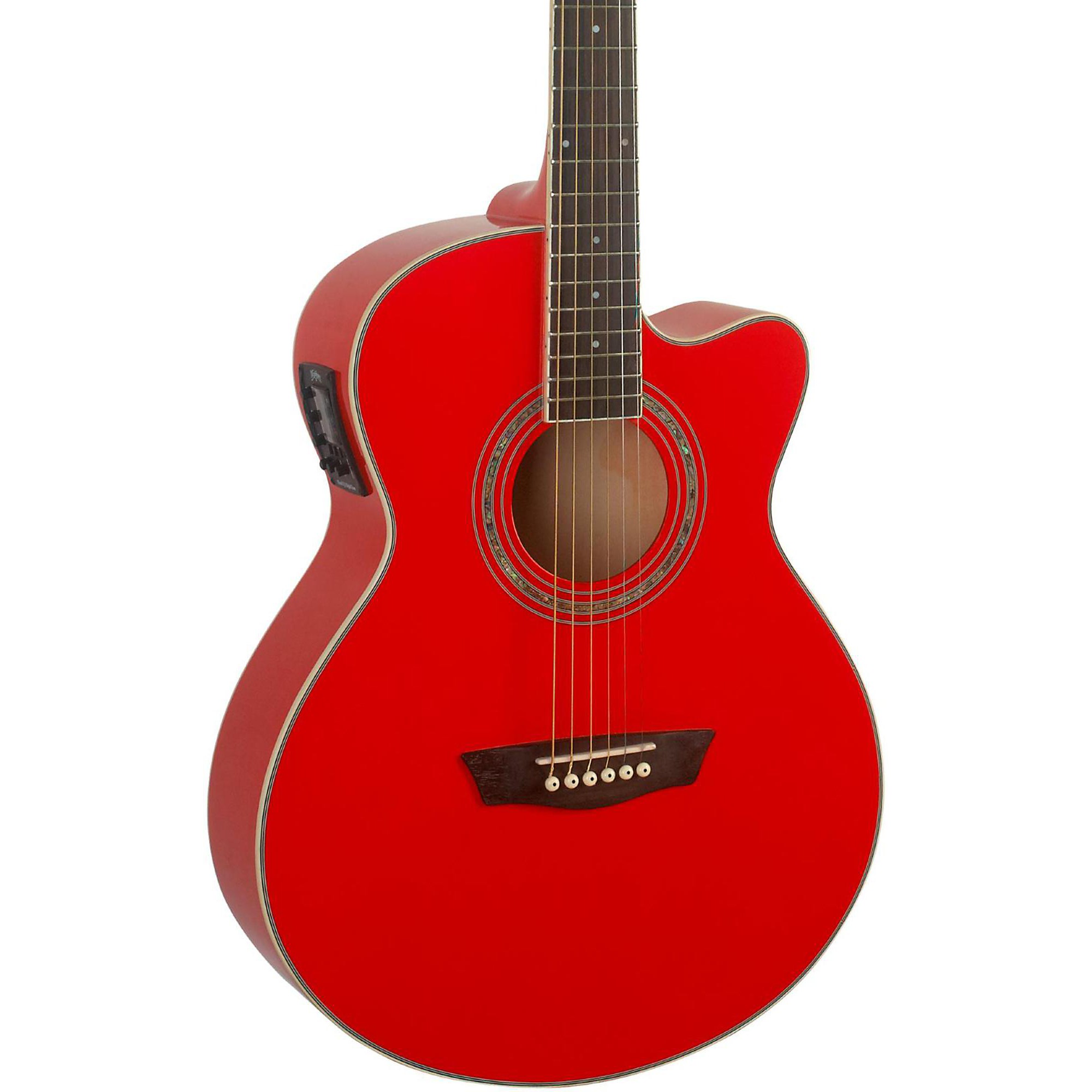 Washburn EA12-B ミニジャンボ アコースティックギター Restock Washburn Festival EA12B Acoustic Electric Mini Jumbo Red