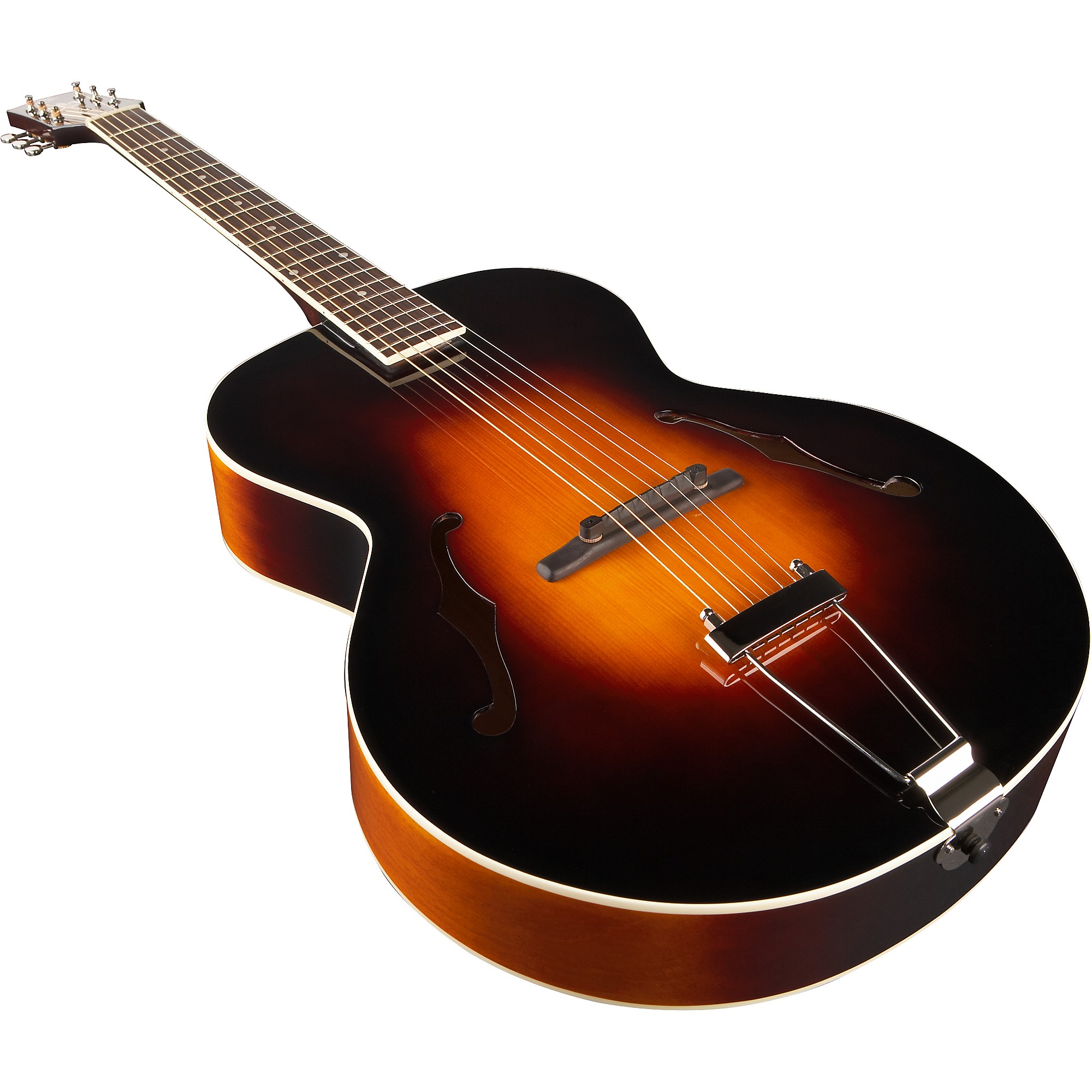 ギター The Loar LH-300 Used The Loar LH301T Vintage Sunburst Hollow Body Electric