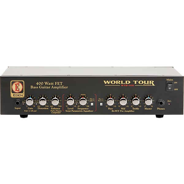 Restock Eden WTB400 400W Bass Amp Head Black