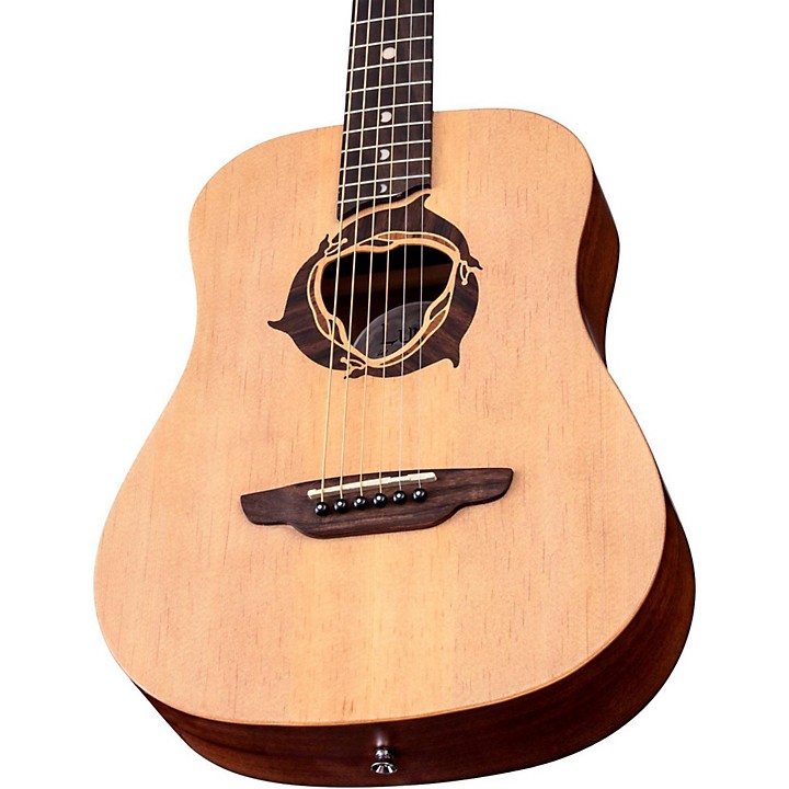 Open Box Luna Safari Dolphin 3/4 Size Travel Acoustic Guitar