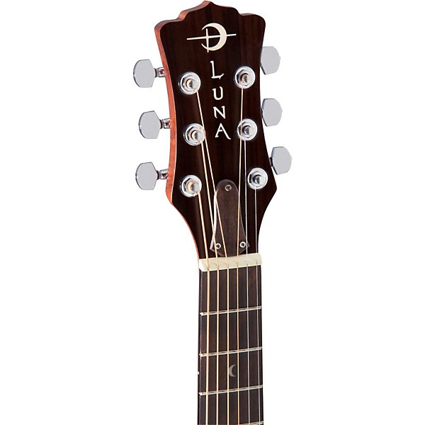 Open Box Luna Safari Dolphin 3/4 Size Travel Acoustic Guitar