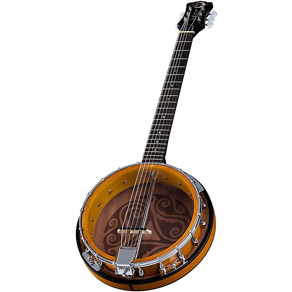 Open Box Luna Celtic 6-String Banjo Level 2 Regular 190839079435