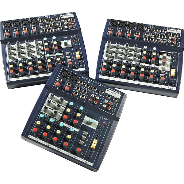 Open Box Soundcraft Notepad 124 Mixer Level 1