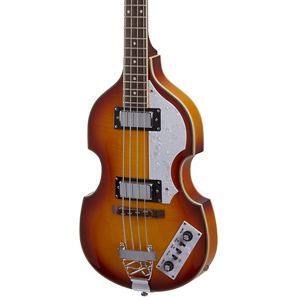 Open Box Rogue VB100 Violin Bass Guitar Level 2 Vintage Sunburst 190839073853