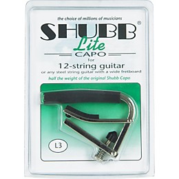 Shubb Lightweight Aluminum Capo for 12 String Guitar
