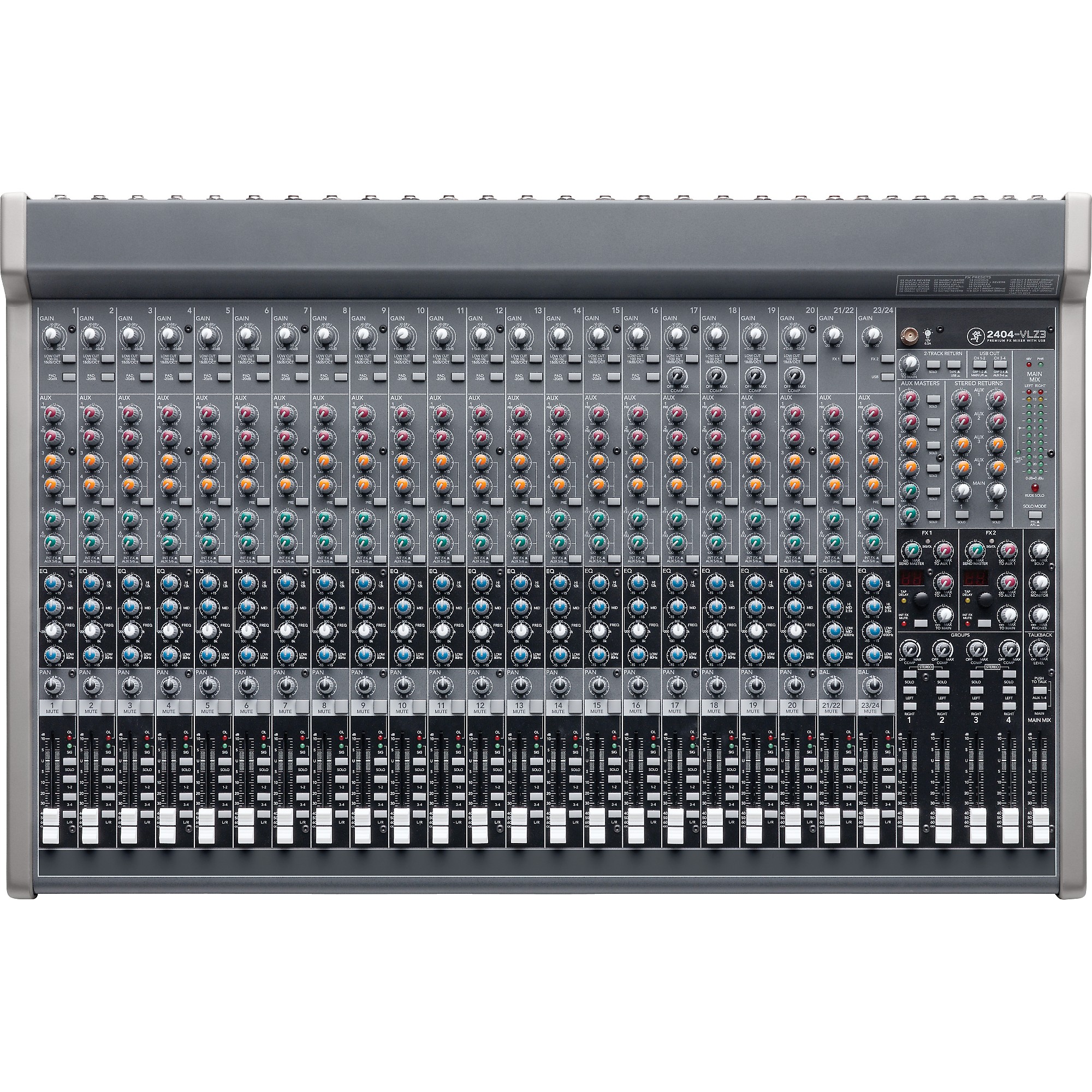 Open Box Mackie 2404-VLZ3 Premium 24-Channel FX Mixer with USB