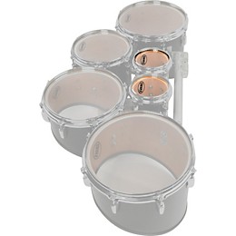 Evans Corps Clear Tenor Drumhead 6" Shot 3-Pack