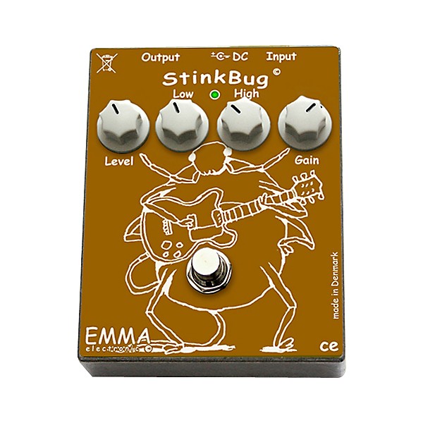 Open Box Emma Electronic StinkBug Classic Overdrive Guitar Effects Pedal Level 1