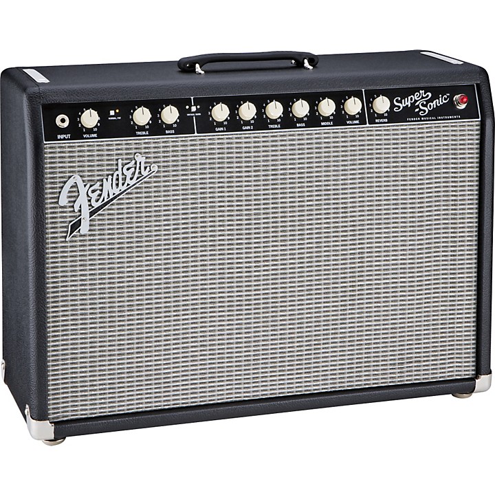 Fender Super-Sonic 22 22W 1x12 Tube Guitar Combo Amp Black