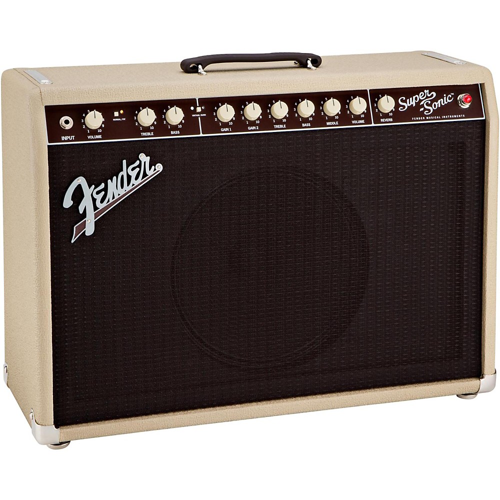 Fender Super-Sonic 22 22W 1X12 Tube Guitar Combo Amp Blonde