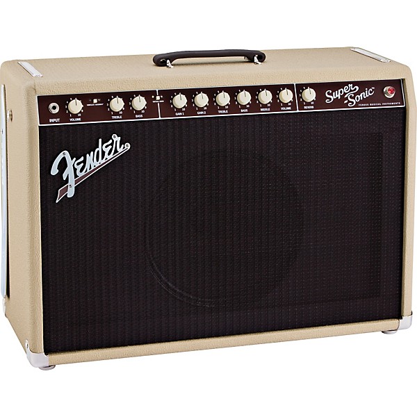 Fender Super-Sonic 60 60W 1x12 Tube Guitar Combo Amp Blonde