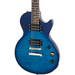 Open Box Epiphone Les Paul Special II Plus Limited Edition Electric Guitar Level 1 Transparent Blue