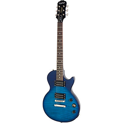 Epiphone Les Paul Special Ii Plus Top Limited-Edition Electric Guitar Transparent Blue for sale
