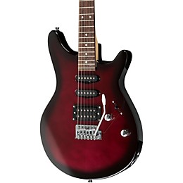 Open Box Rogue Rocketeer Electric Guitar Pack Level 2 Wine Burst 190839805898