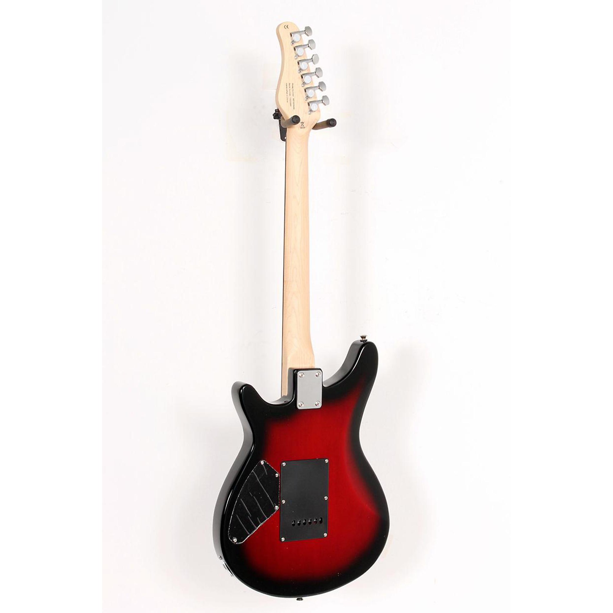 Open Box Rogue Rocketeer Electric Guitar Pack Red Burst