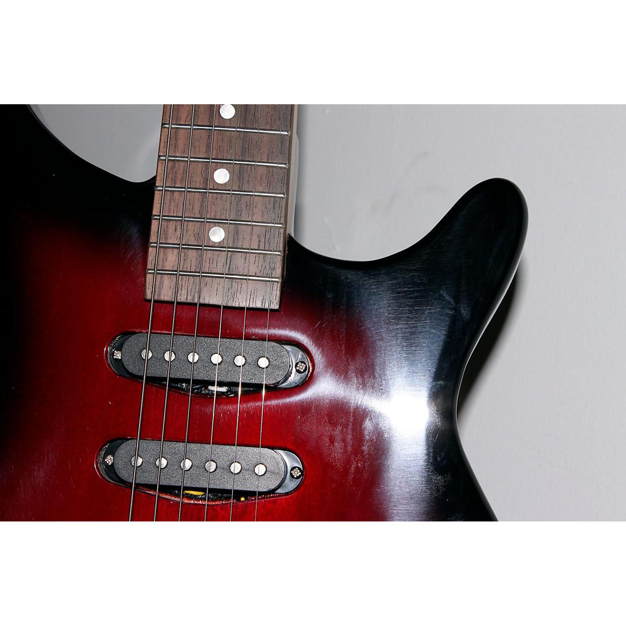 Open Box Rogue Rocketeer Electric Guitar Pack Red Burst