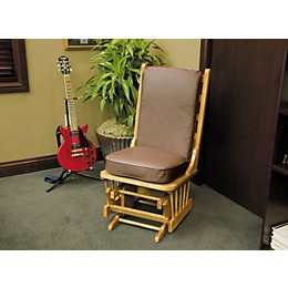 Pick N Glider Leather Musician's Chair Brown