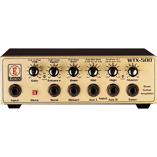 Eden WTX500 and D210XST Bass Stack Gold 4 Ohm