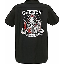 Gretsch Sinners & Saints Workshirt Black Medium