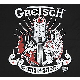 Gretsch Sinners & Saints Workshirt Black Medium