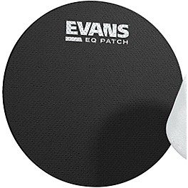 Evans EQ Bass Drum Patch Black Evans EQ Bass Drum Patch Black