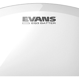 Evans EQ3 Batter Clear Bass Drum Head 20 in.
