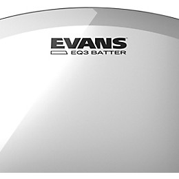 Evans EQ3 Batter Clear Bass Drum Head 22 in.