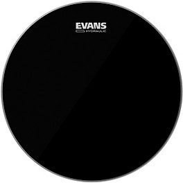 Evans Hydraulic Black Tom Batter Drum Head 14 in. Evans Hydraulic Black Tom Batter Drum Head 12 IN