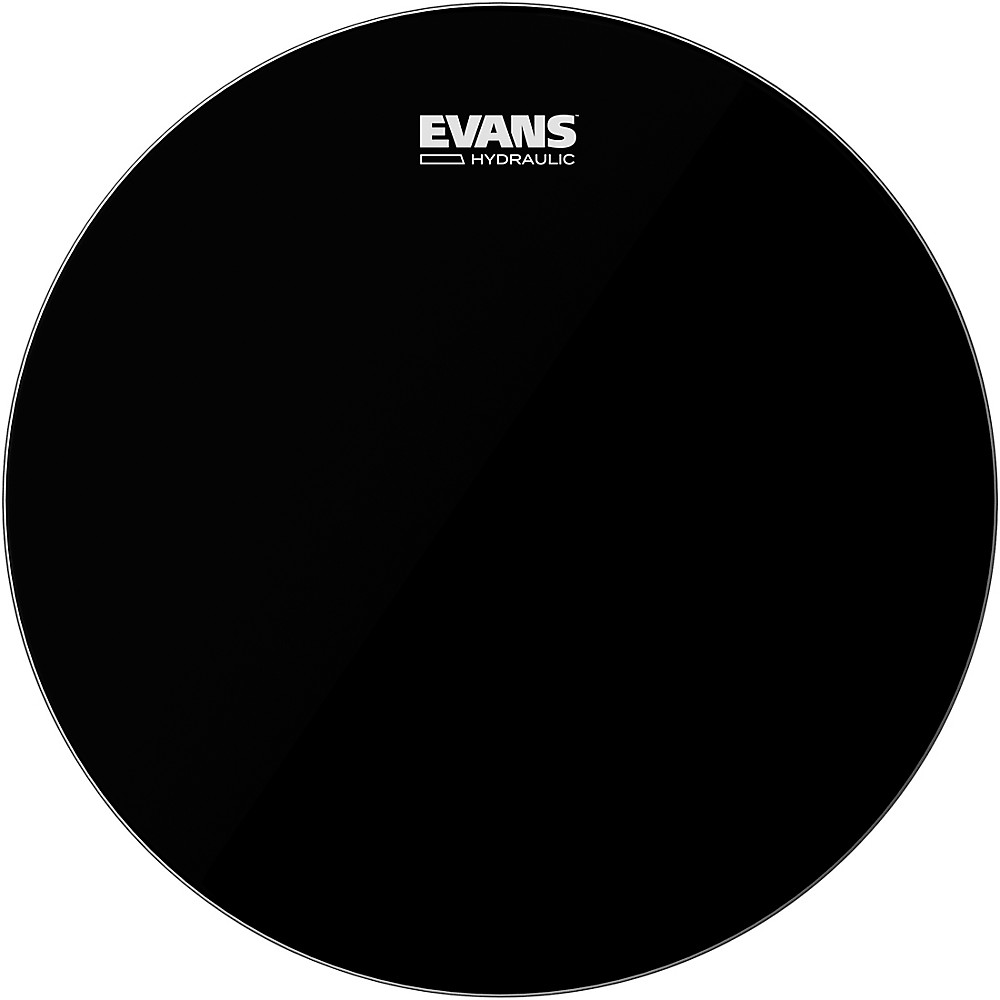 Evans Black Hydraulic Bass Drum Head - 22 Inch Multi-Colored