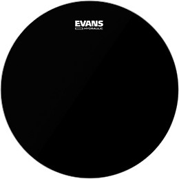 Evans Hydraulic Bass Drumhead Black 22 in.