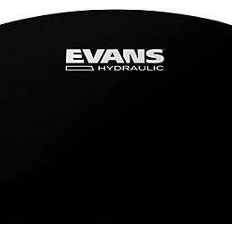 Evans Hydraulic Bass Drumhead Black 22 in.