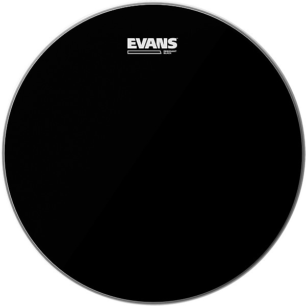 Evans Resonant Black Tom Drum Head 12 in.