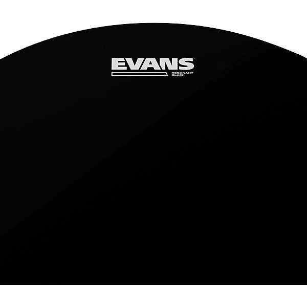 Evans Resonant Black Tom Drum Head 12 in.