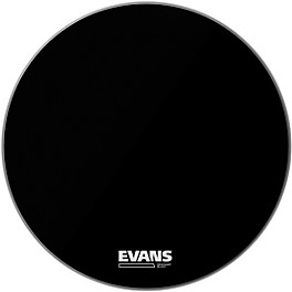 Evans Resonant Black Bass Drumhead 22 in. Evans Resonant Black Bass Drumhead 20 in.