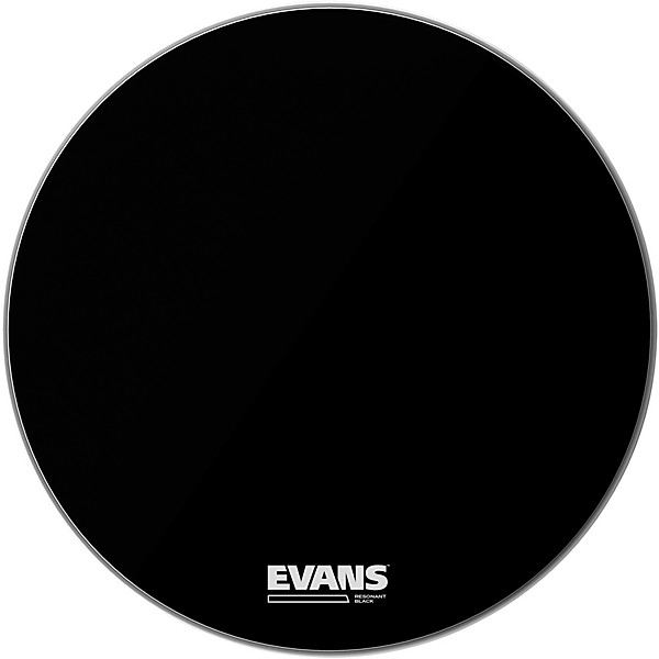 Evans Resonant Black Bass Drumhead 22 in.