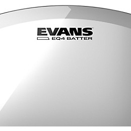 Evans EQ4 Batter Clear Bass Drum Head 24 in.