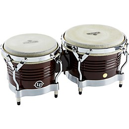 LP M201 Matador Wood Bongos Dark Brown