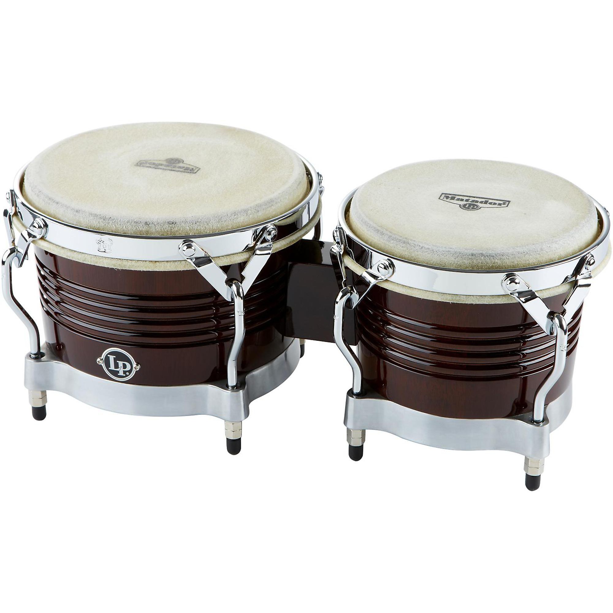 LP M201 Matador Wood Bongos Dark Brown | Guitar Center