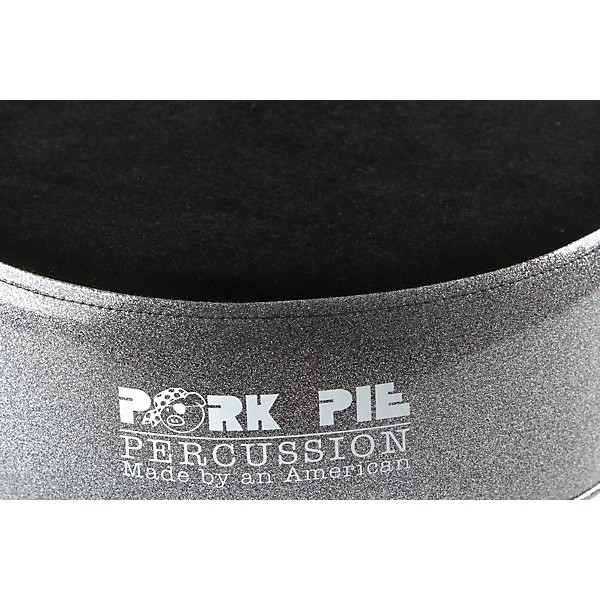 Pork Pie Round Drum Throne Black Sparkle