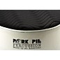 Pork Pie Round Drum Throne Silver Sparkle with Black Swirl Top
