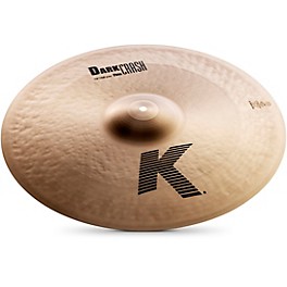 Zildjian K Dark Thin Crash Cymbal 20 in. Zildjian K Dark Thin Crash Cymbal 19 in.