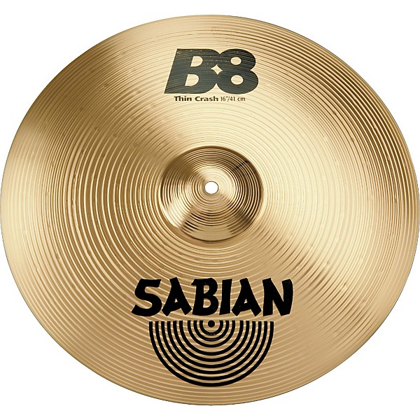 SABIAN B8 Series Thin Crash Cymbal 16 in.