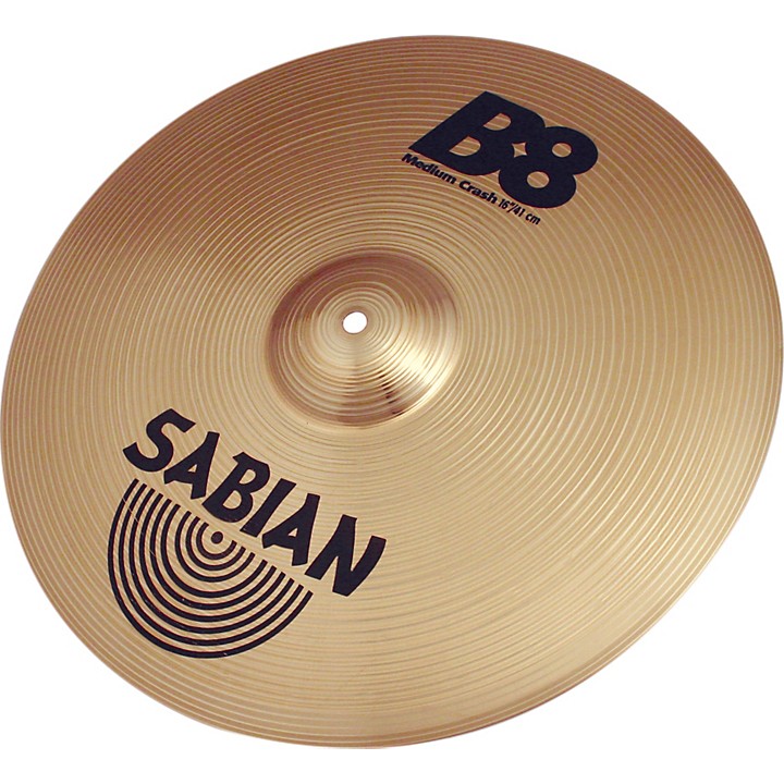 SABIAN B8 Series Medium Crash Cymbal 16 in. | Guitar Center