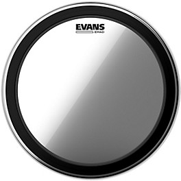 Evans EMAD Clear Batter Bass Drum Head 22 in. Evans EMAD Clear Batter Bass Drum Head 26 in.