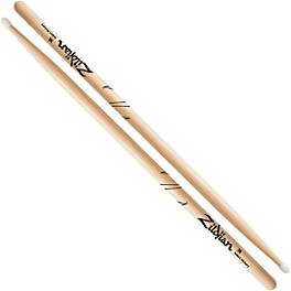 Zildjian Natural Hickory Drum Sticks 7A Wood Zildjian Natural Hickory Drum Sticks 7A Nylon