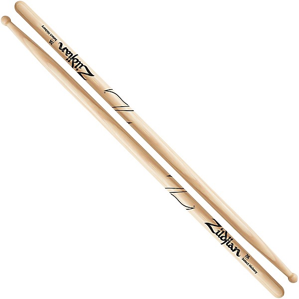 Zildjian Natural Hickory Drum Sticks 7A Wood